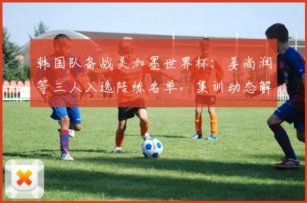 韩国队备战美加墨世界杯:姜尚润等三人入选陪练名单,集训动态解析